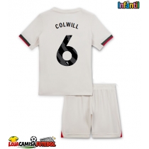 Camisa de Futebol Chelsea Levi Colwill #6 Equipamento Secundário Infantil 2025-26 Manga Curta (+ Calças curtas)